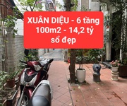 Xuân diệu - tây hồ - 6 tầng - 100m2 chỉ 14,2 tỷ - sổ đỏ đẹp - 0859990768