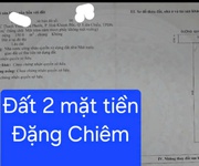 2 Cần bán đất 2 mặt tiền đường đặng chiêm - sạch đẹp - gía đầu tư