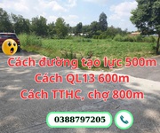 Chỉ 1 lô duy nhất 2 mặt tiền đường - đất ở thị trấn lai uyên, bàu bàng