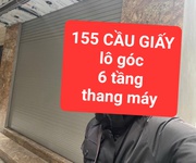 Ngõ 155 cầu giấy - 6 tầng, thang máy - căn góc - thiết kế thông sàn - 0859990768