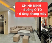 Chính kinh - đường ô tô - 6 tầng, tháng máy - tặng full nội thất - 0859990768