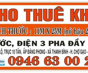 Chính chủ cho thuê kho xưởng tại đường tỉnh lộ - chợ gạo - tiền giang.