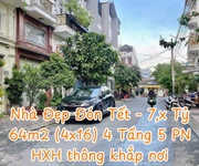 Chỉ 7,x Tỷ - Nhà Đẹp Full NT Đón Tết HXH thông Nguyễn Văn Khối