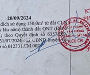 1 Bán lô đất mặt tiền bà thiên xã nhuận đức , củ chi, dt 350m2 có 150m2 thổ cư giá 2,2 tỷ