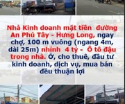 Nhà mặt tiền an phú tây - hưng long, bình chánh 100m2, giá 4,2 tỷ