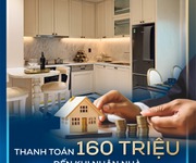 Chỉ cần thanh toán 10 gtch tương đương khoảng 160tr cho căn hộ 55,6m2 2pn 1wc cho đến khi nhận nhà