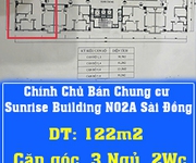 Chính chủ bán chung cư sunrise building no2a sài đồng.