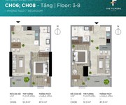 4 Bán căn hộ 1 phòng ngủ tại filmore đà nẵng mã căn ch03a.06