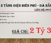 Nhà 2 tầng siêu đẹp điện biên phủ chỉ 2 tỷ 38