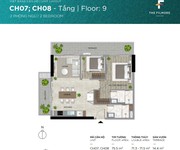 4 Chào bán căn hộ 2 phòng ngủ tòa filmore đà nẵng từ chủ đầu  tư tầng 9 mã căn ch09.08