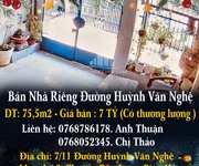 Bán nhà riêng đường huỳnh văn nghệ.khu phố 3, phường bửu long