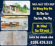 Chính chủ bán căn nhà mặt tiền tại xã thu cúc, tân sơn, phú thọ