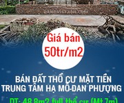 Chính chủ bán đất thổ cư mặt tiền trung tâm hạ mỗ-đan phượng