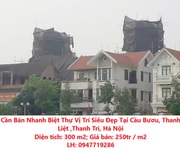 Cần bán nhanh biệt thự vị trí siêu đẹp tại cầu bươu, thanh liệt ,thanh trì, hà nội