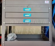 5 Xe đẩy dụng cụ 3 ngăn NPRO