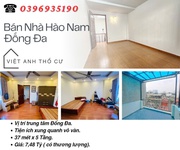 Bán nhà hào nam đống đa, nhà dân xây, vị trí đẹp, 37mx5t,  giá: 7,48 tỷ, lh: 0396935190.