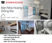 Bán nhà phố hoàng cầu, nhà mới 7 tầng,thang máy xịn, 48mx7t, giá: 16,5 tỷ, lh: 0396935190.