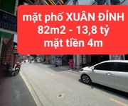 Mặt phố xuân đỉnh - 82m2 giá 13,8 tỷ - mặt tiền 4m - kinh doanh sầm uất - 0859990768