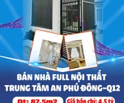 Chính chủ bán nhà full nội thất trung tâm an phú đông-q12