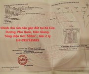 Chính chủ cần bán gấp đất tại xã cửa dương, phú quốc, kiên giang.