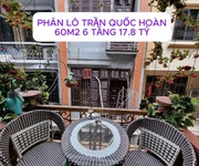 Phân lô Trần Quốc Hoàn, Cầu Giấy , 60m2, 6 Tầng MẶT TIỀN 4.2M GIÁ 17.8 tỷ