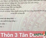 Cần bán lô đất đẹpTDP 3, Phường Dương Quan  xã Tân Dương , TP Thủy Nguyên, Hải Phòng