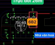 Siêu phẩm MĐ 26m Hướng Bắc, B2 Khu B Bắc Sông Cấm, 99m2, MT 6,6m