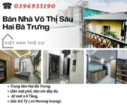 Bán nhà phố võ thị sáu, nhà mới tinh, nội thất xịn, 42mx6t, giá: 9.6 tỷ, lh: 0396935190.