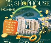 Lần đầu tiên chủ đầu tư phú mỹ hưng mở bán shophouse ngay khu hồ bán nguyệt phú mỹ hưng  0902 929690