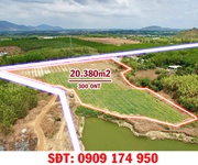 Bán đất 20.380m    2 mặt tiền view hồ bàu mỹ, tp. bà rịa   chỉ 2,4 triệu/m