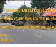 Cần bán tòa căn hộ 2 tầng đường võ duy ninh - sơn trà - đà nẵng