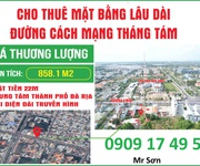 Cho thuê mbkd 860m  - mt đường  cách mạng tháng 8, tp. bà rịa 25 triệu/tháng
