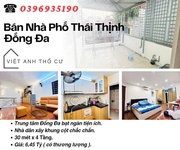 Bán nhà phố thái thịnh dân xây ở ngõ ô tô tránh 30mx4t giá: 6.45 tỷ lh: 0396935190.