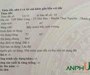 Cần bán lô đất vị trí siêu đẹp tại TDP Hàm Long, Phường Thủy Đường   Núi Đèo , TP. Thủ