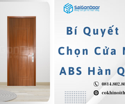 2 Bí Quyết Lựa Chọn Cửa Nhựa ABS Hàn Quốc