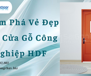 Khám Phá Vẻ Đẹp Của Cửa Gỗ Công Nghiệp HDF