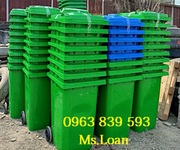 12 Thùng nhựa đựng rác hộ gia đình, công viên, nhà xưởng bảo vệ môi trường.