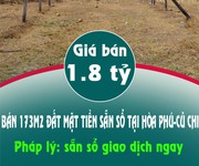 Chính chủ bán 173m2 đất mặt tiền sẵn sổ tại hòa phú-củ chi