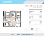 Duy nhất trong tháng 5  Bán căn hộ 3PN Viha Complex 107 Nguyễn Tuân giá chỉ 93tr/m2