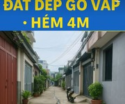 Đất đẹp gò vấp   ngang 4m   hẻm xe hơi   xây 6 tầng   giá chỉ hơn 3 tỷ
