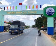 Bán đất mặt tiền quốc lộ 50, TP gò công   SHR  600tr 100m2 - xây dựng tự do