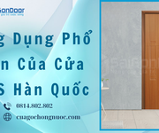 Ứng Dụng Phổ Biến Của Cửa ABS Hàn Quốc