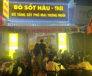 Sang nhượng quán bò sốt hàu   mặt bằng đẹp, khu vực đắc địa phạm văn đồng