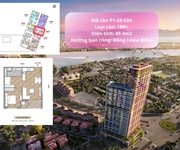 Căn 1PN   tầng cao Sun Cosmo view biển Mỹ Khê. Giá chỉ 3 tỷ 6 TL