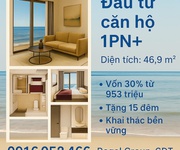 Chỉ với hơn 2 tỷ, bạn đã sở hữu căn hộ biển pháp lý lâu dài   tiềm năng tăng giá cao . 1pn  49m :