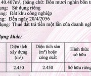 Bán đất và nhà xưởng diện tích 161.628 m2 KCN Mỹ Phước, Bình Dương