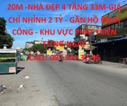 Sát vành đai 2.5 cách ô tôt 20 m nhà đẹp 4 tầng 33 mét giá chỉ nhỉnh 2 tỷ định công
