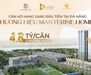 Căn hộ 2 PN view sông thương hiệu hạng sang Masterise Homes chỉ 4,8 tỷ bàn giao full nội thất