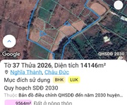 Chủ cần tiền bán 1ha5 nghĩa thành châu đức brvt