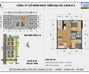 Bán căn hộ 74m  tầng đẹp, ban công hướng Nam tại KĐT Thanh Hà Cienco 5  Có thể cải tạo thành 3 ngủ